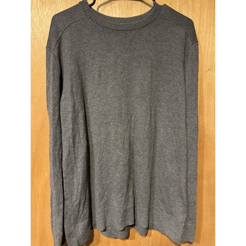 Smartwool Wool Crewneck Sweater Dark Gray Size Large (J)